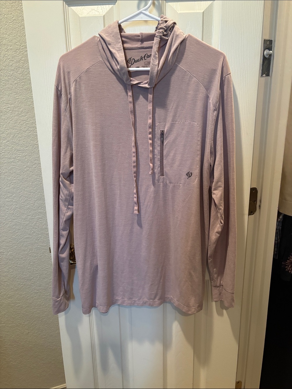 Duck Camp Lightweight Bamboo Sun Hoodie Long Sleeve Men's Size L
